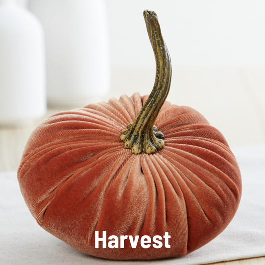Handmade SMALL Velvet Pumpkins  Fall Table Modern Decor