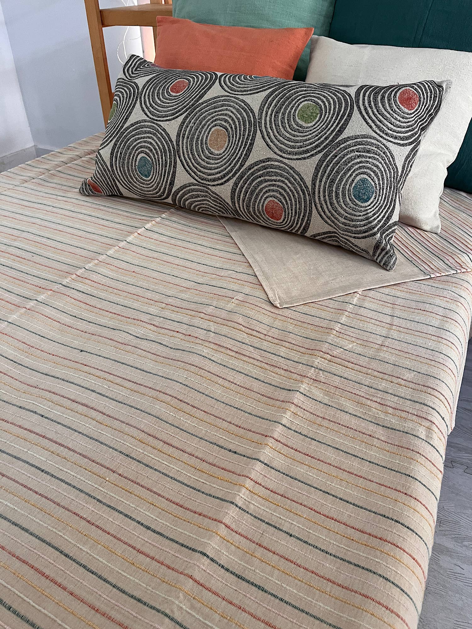 Bedspread Woven King 120x120 Ruchika Beige