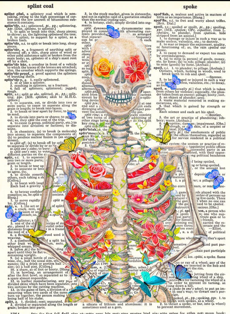 Vintage Dictionary Paper Prints