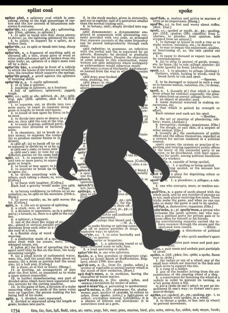 Vintage Dictionary Paper Prints