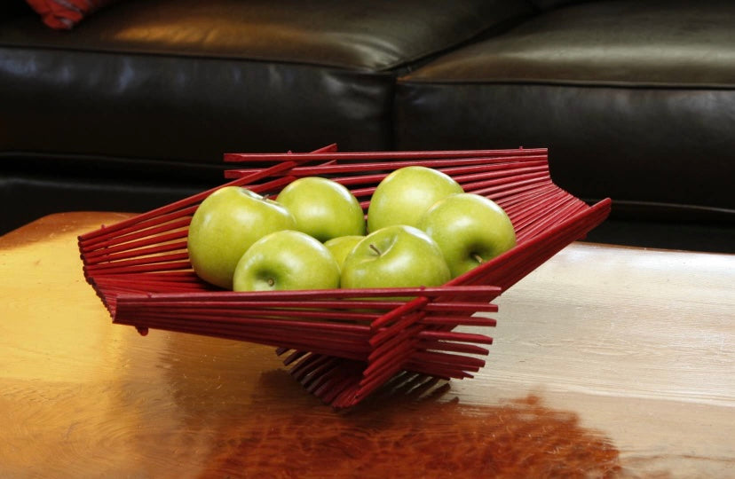 Folding Basket made from recycled Chopsticks