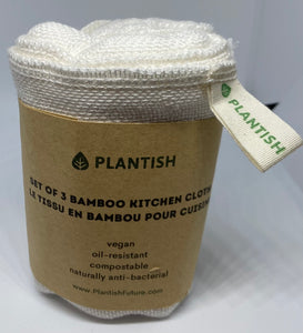 Set of 3 Bamboo Kitchen Cloth