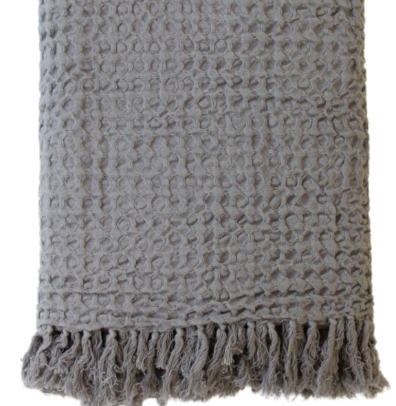 Cotton Wafflle Throw Blanket