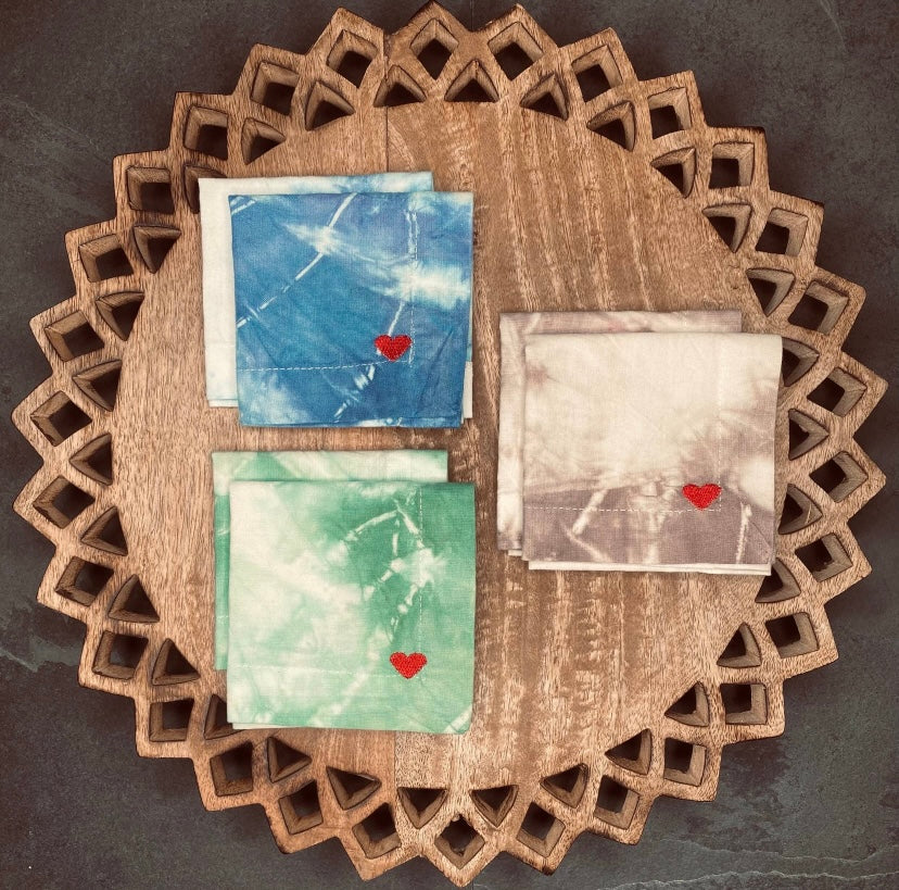 Cotton Hand Tie Dyed Napkins