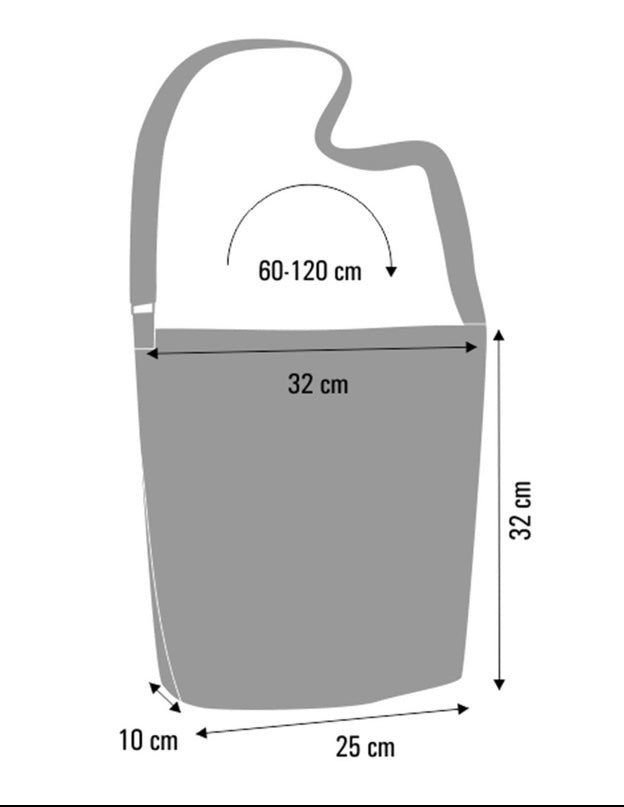 Monroe Grey Recycled Felt Shoulder Bag