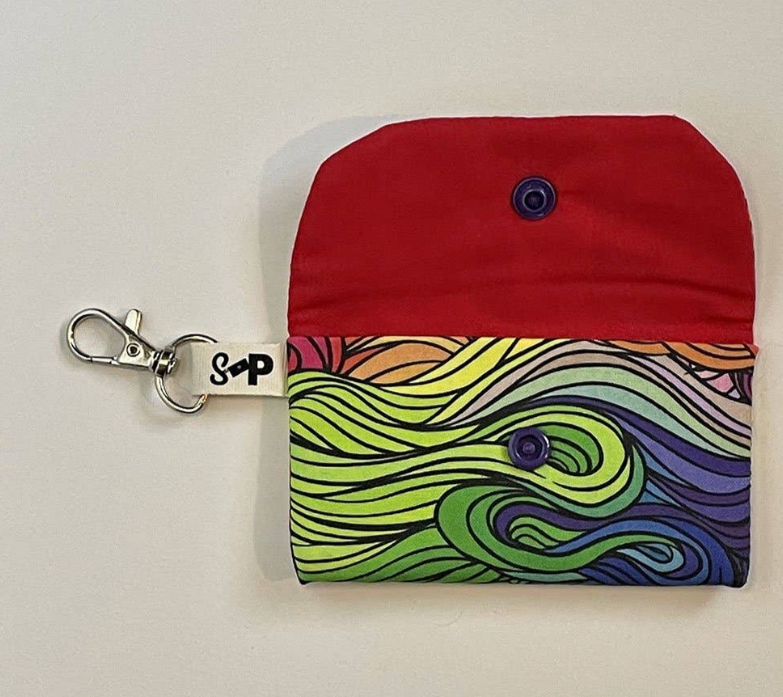 Snappy Pouches-Pride Rainbow Swirls