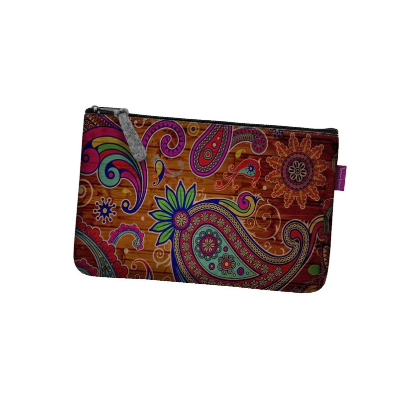 Felt Clutch Bag Pocket Line by Bertoni