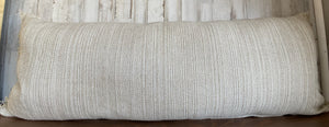 Linen Cotton Neutral Tan 14"x36" Pillow