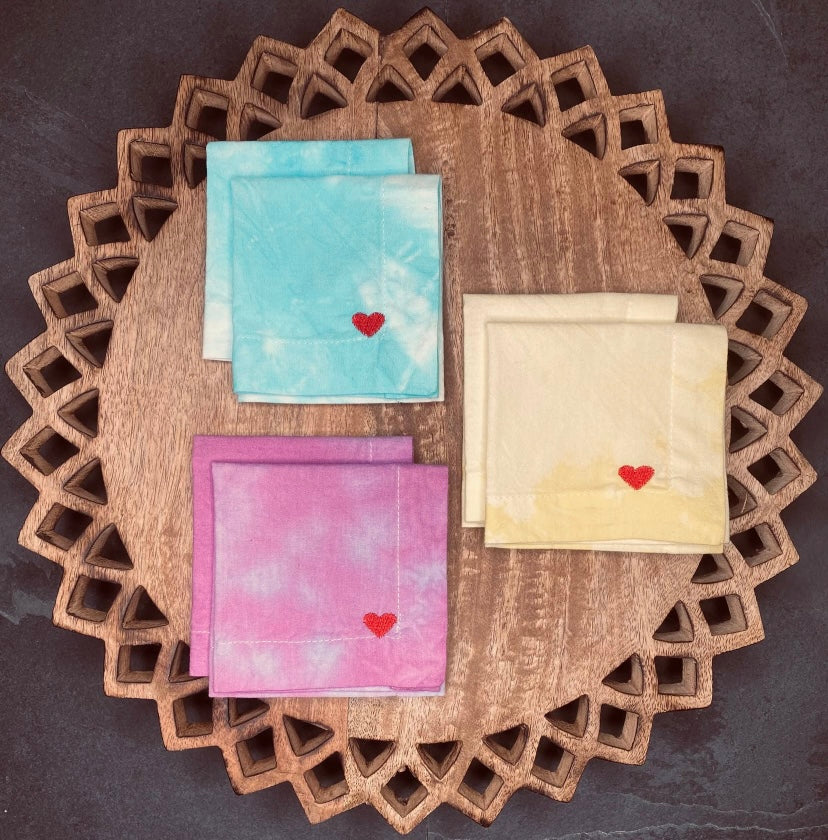 Cotton Hand Tie Dyed Napkins