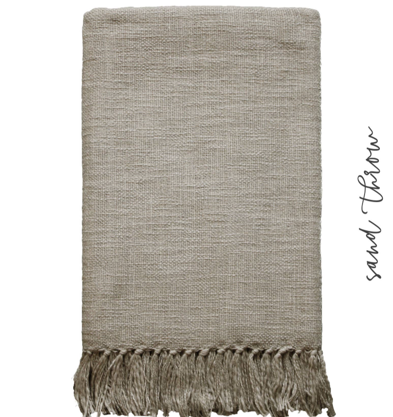 Handwoven Cotton Throw