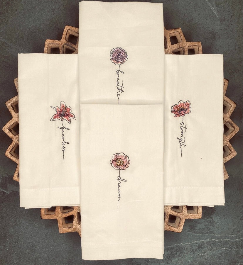 Cotton Hand Tie Dyed Napkins