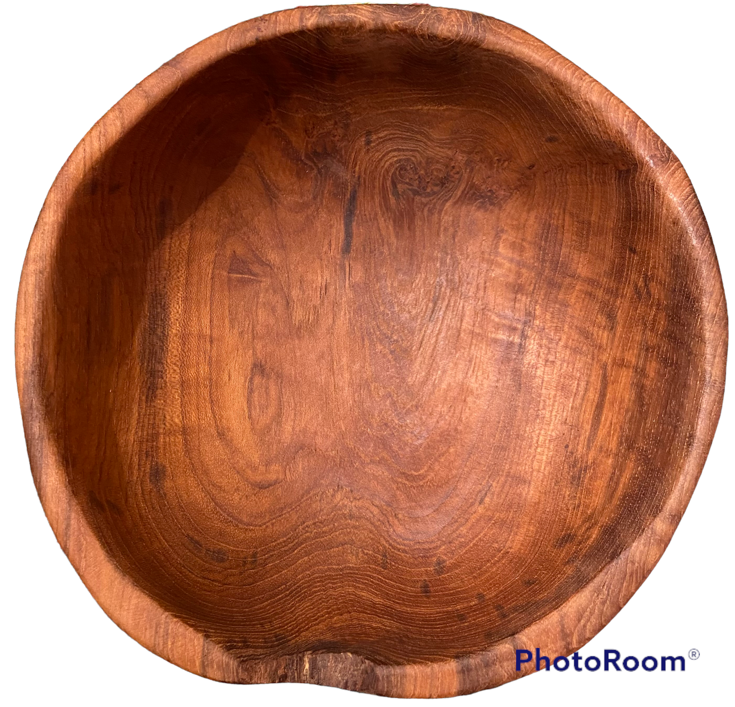 Teak Wood Root Bowl 5”Dx3”H